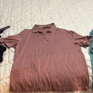 Ermenegildo Zegna Dusty Rose Polo Shirt